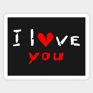 I Love You Calligraphy. Magnet